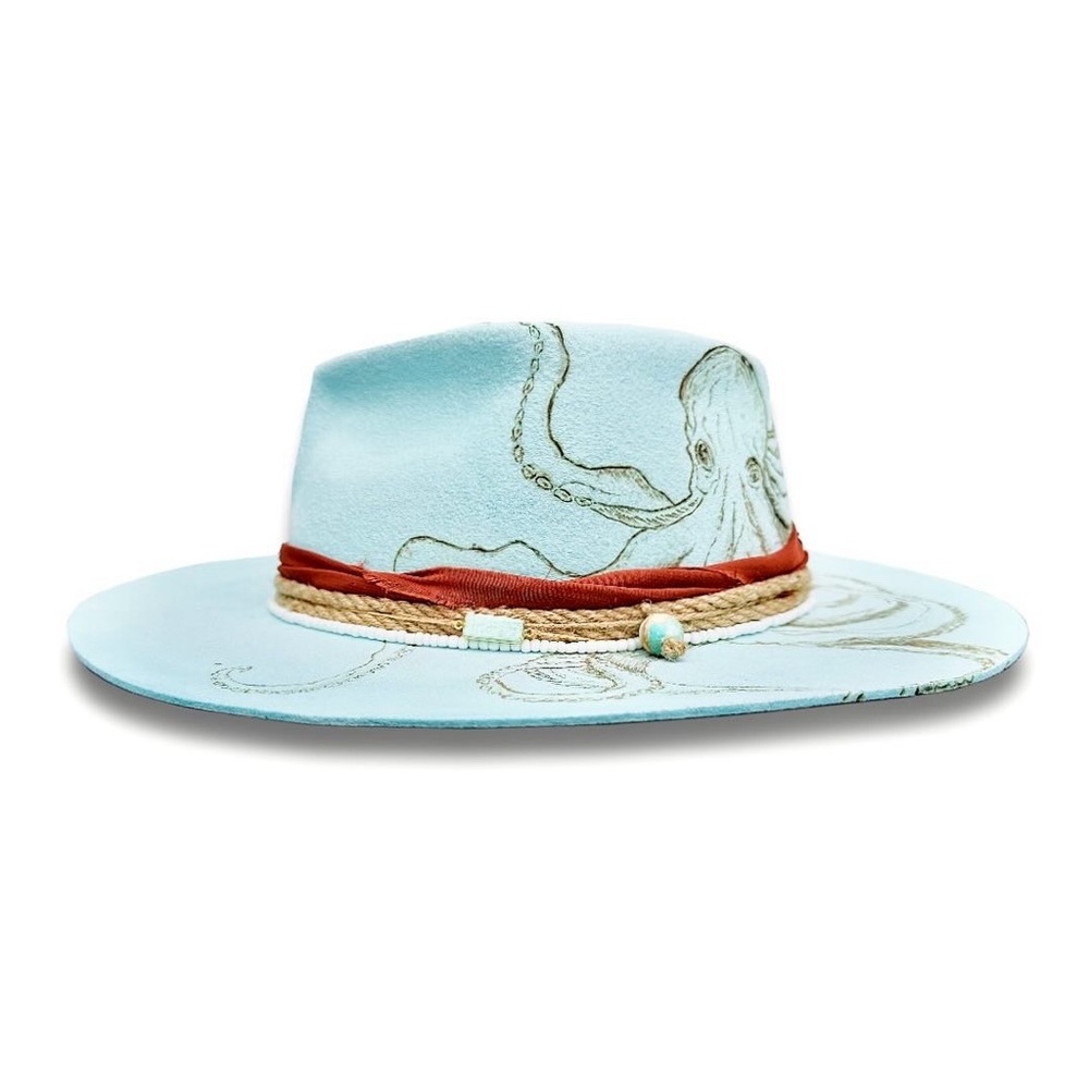 Western Felt Hat Octopus 59cm, 7 3/8, 23” Nick Fouquet, Teresa Foglia influence